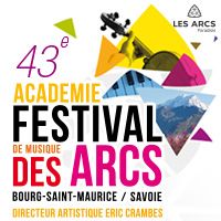 Académie-Festival des Arcs. Du 18 juillet au 3 août 2016 à Bourg-Saint-Maurice. Savoie.  18H00